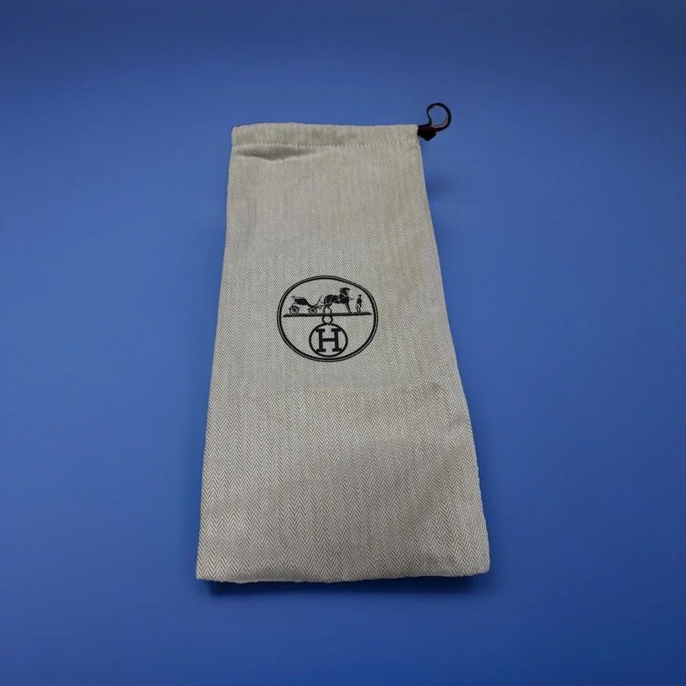 Hermes Drawstring Shoes Dust Bag Pouch 13.5